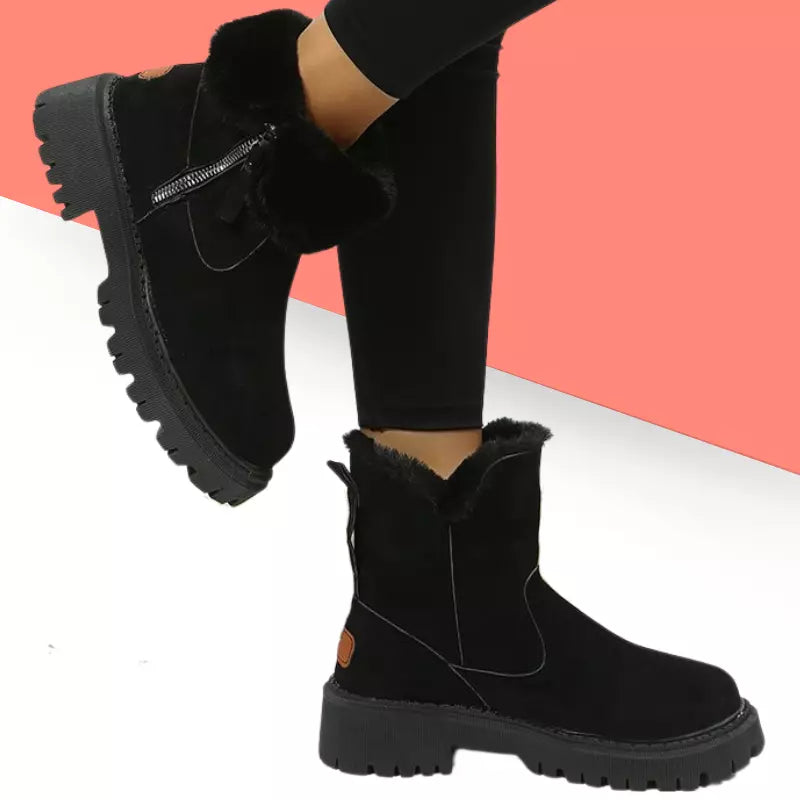 “FrenchyHug” - Bottes Hivernales Antiglisse pour Femmes