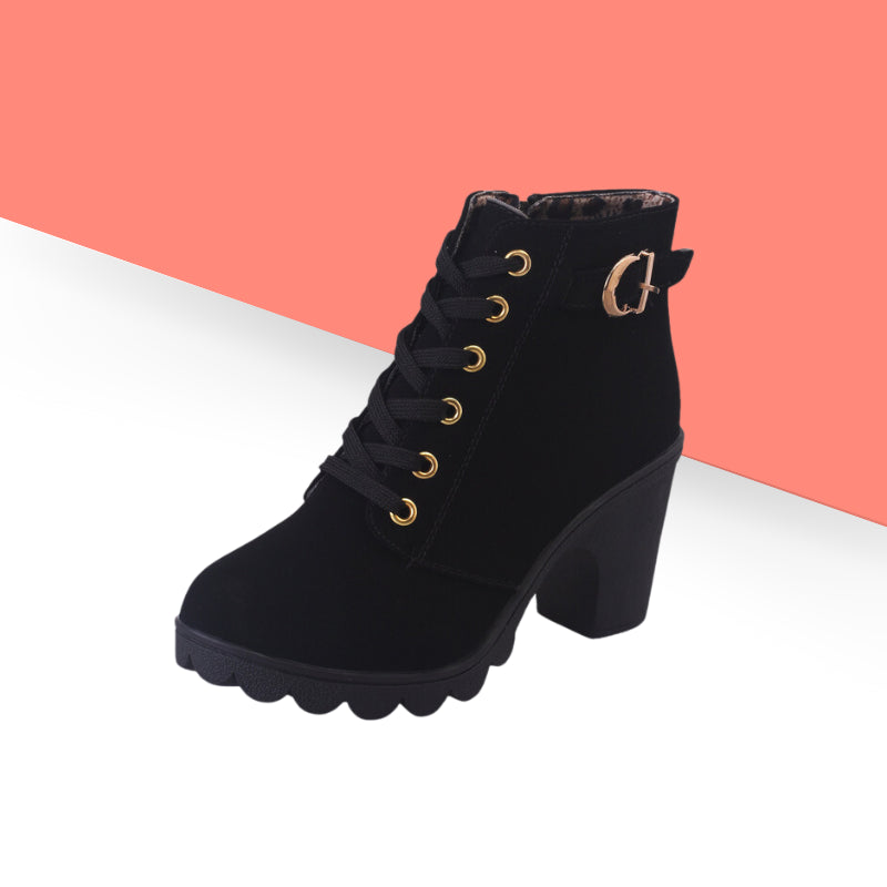 "ChicHeels" -  Bottines à talons hauts et lacets