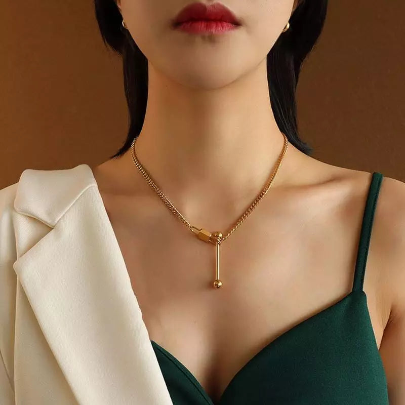PerlaLux™ - Collier & Bracelet Cadenas, symbole de Force et de Beauté