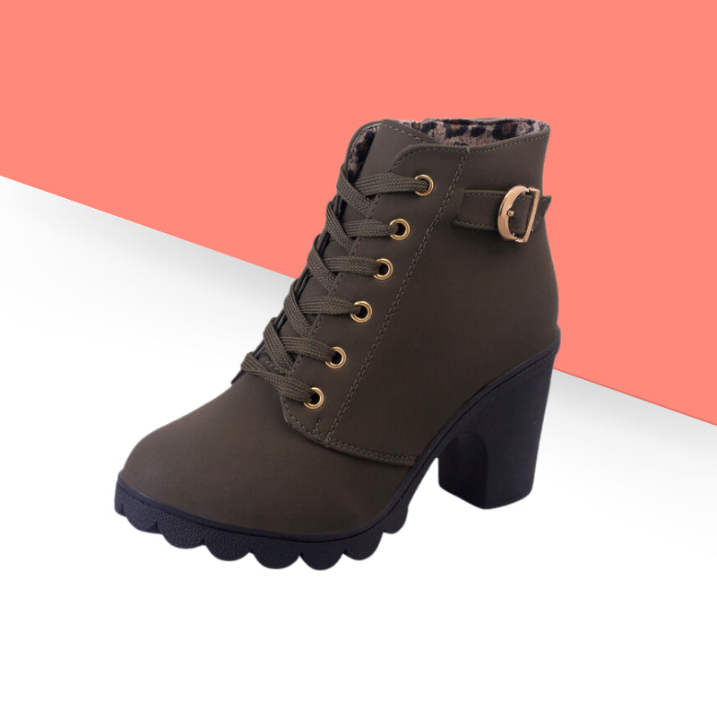 "ChicHeels" -  Bottines à talons hauts et lacets