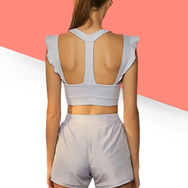 "Alizé" - La brassière de sport à volants