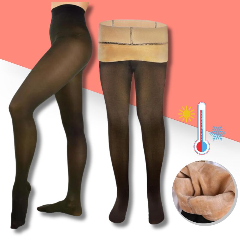 ThermoChic™ - Collants Polaires Effet Transparent