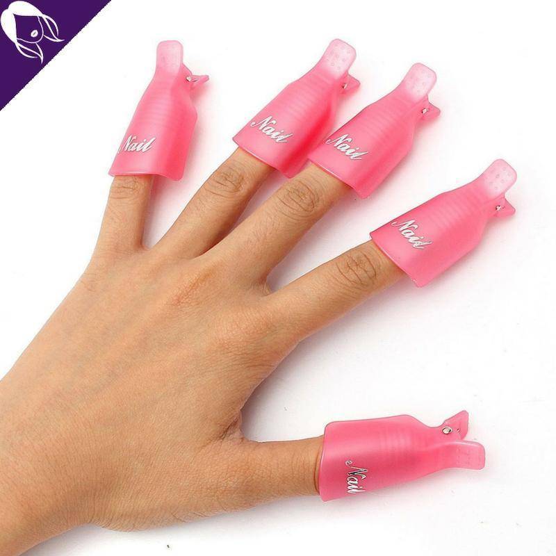 Capuchons dépose Vernis Semi-Permanent/Gel UV | Lot de 5