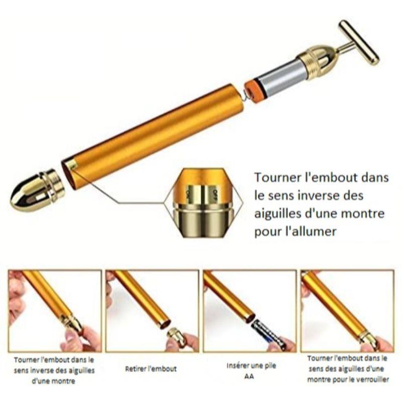 T-Vibe™ - Masseur Haute Fréquence Anti-Rides