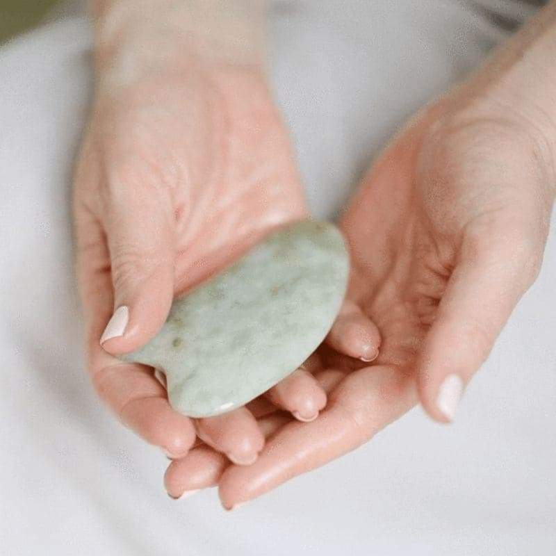 Pierre de Massage Gua Sha - Aventurine verte