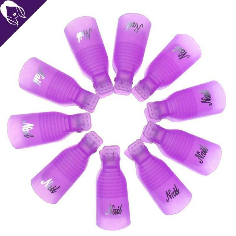 Capuchons dépose Vernis Semi-Permanent/Gel UV | Lot de 5