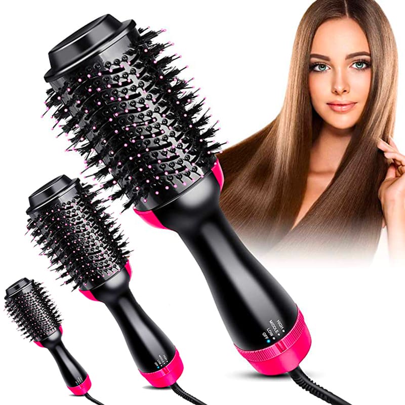 Fast'Hair™️-  Sèche Boucle Lisse - La Brosse Intuitive 3 en 1