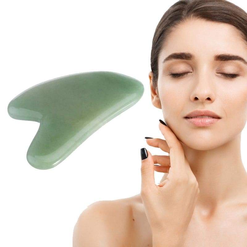 Pierre de Massage Gua Sha - Aventurine verte