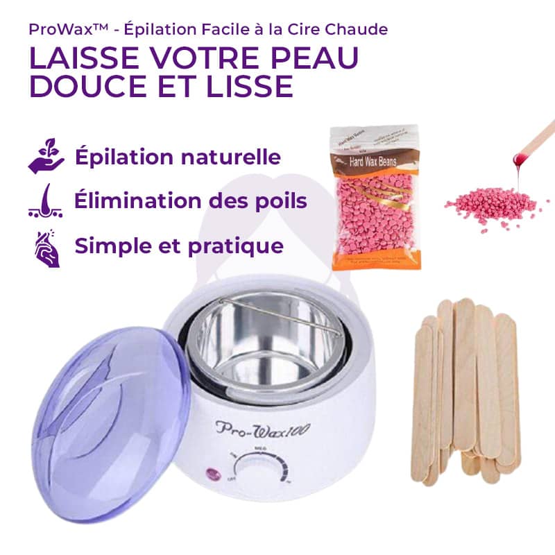 ProWax™ - Épilation Facile à la Cire Chaude sans Bande