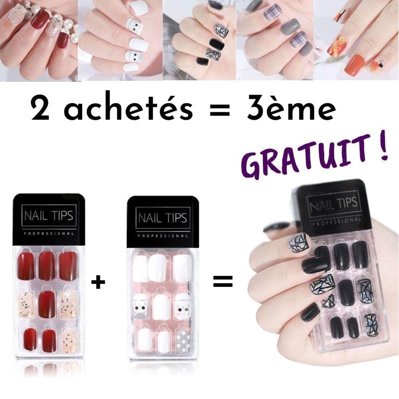 Nail Tips® - Kit de Faux Ongles adhésifs (30 pcs)